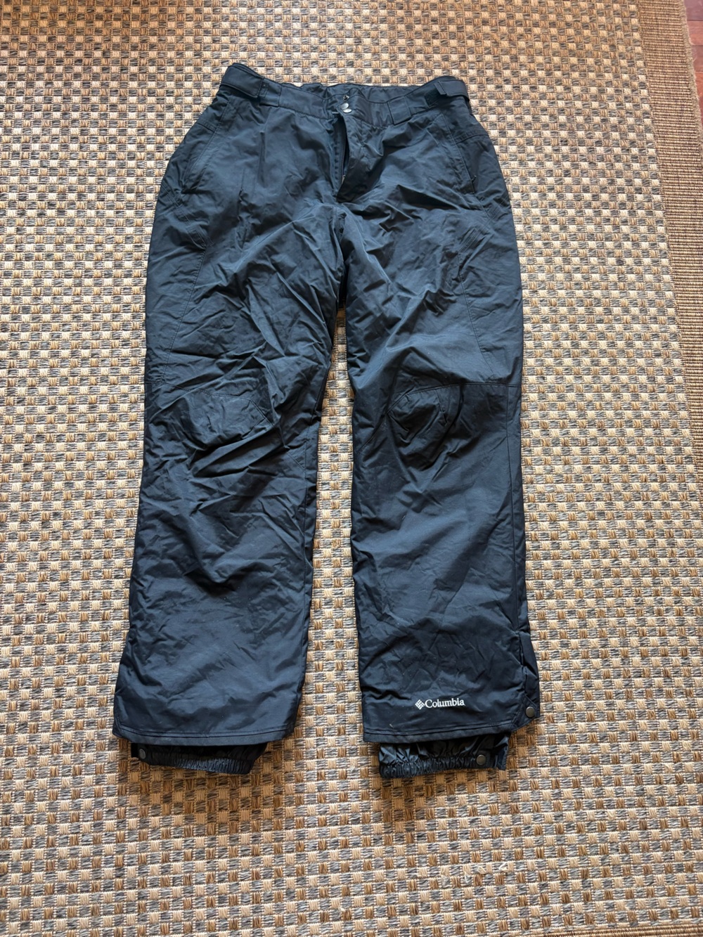 Columbia Omni-Tech Waterproof Breathable Men's Snow Pants Black XL Regular